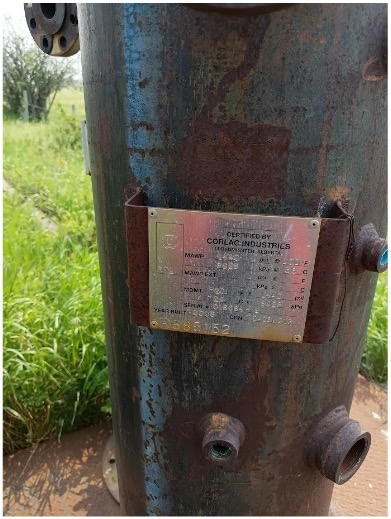 NRG 627 - Vessel/Separator 16”x5’ 1440 psi Sweet Separator (Multiple Units Available) 5 NRG 627 - Vessel/Separator 16”x5’ 1440 psi Sweet Separator (Multiple Units Available) - Image 5