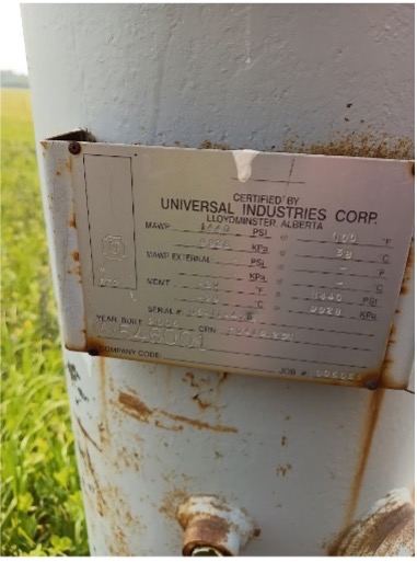 NRG 627 - Vessel/Separator 16”x5’ 1440 psi Sweet Separator (Multiple Units Available) 6 NRG 627 - Vessel/Separator 16”x5’ 1440 psi Sweet Separator (Multiple Units Available) - Image 6